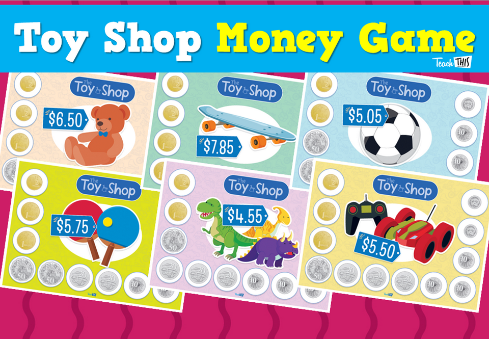 Toy Shop Money Game