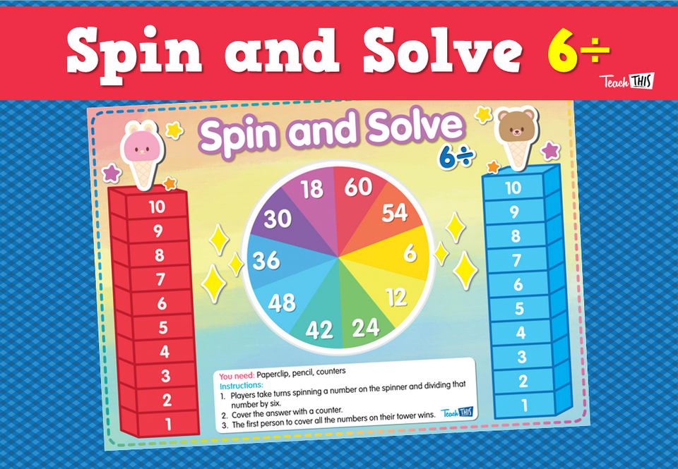 Spin and Solve- 6÷