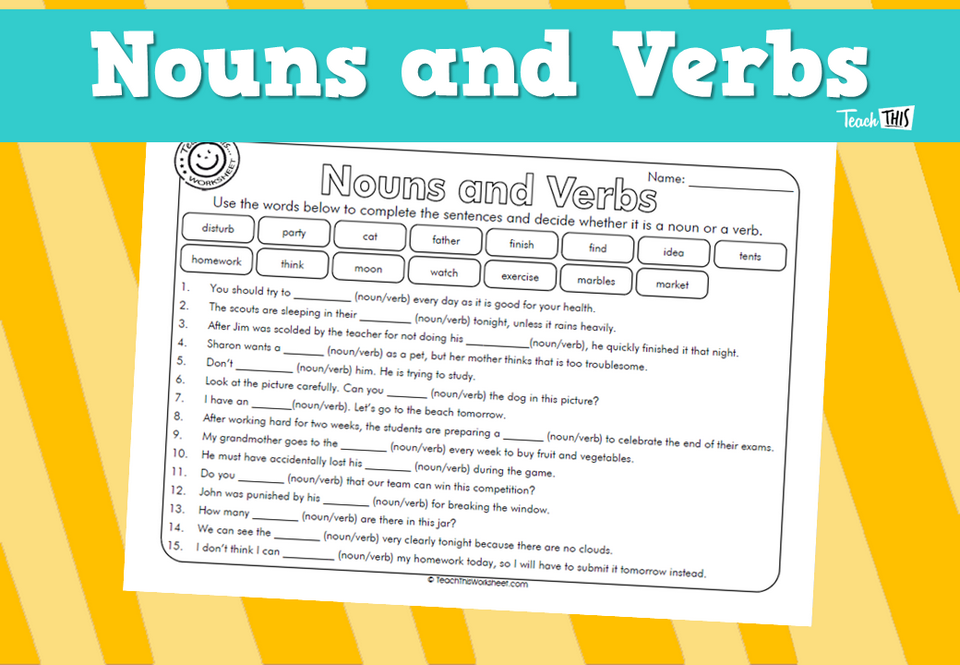 Nouns and Verbs 3