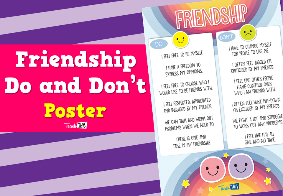 Friendship Do and Don’t - Poster