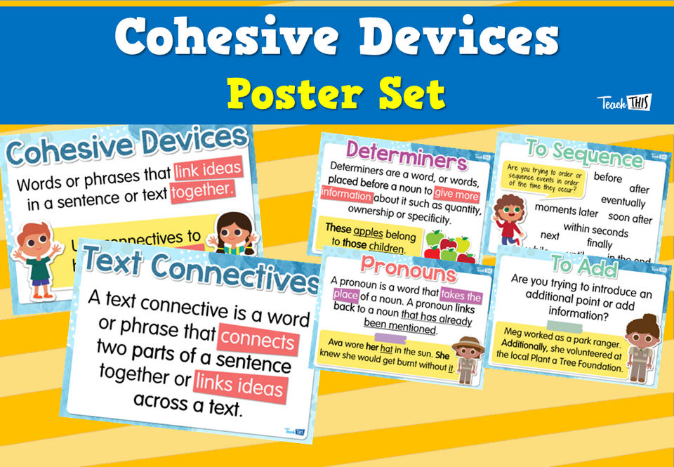 Cohesive Devices - Poster Set