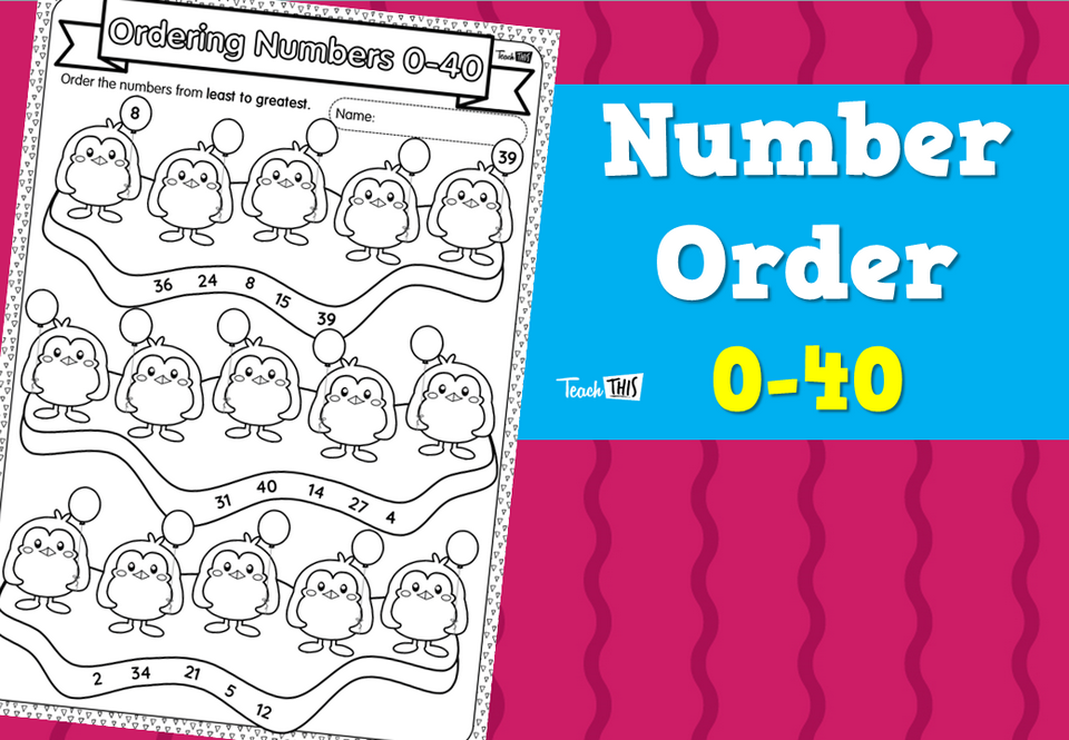 Number Order 0-40