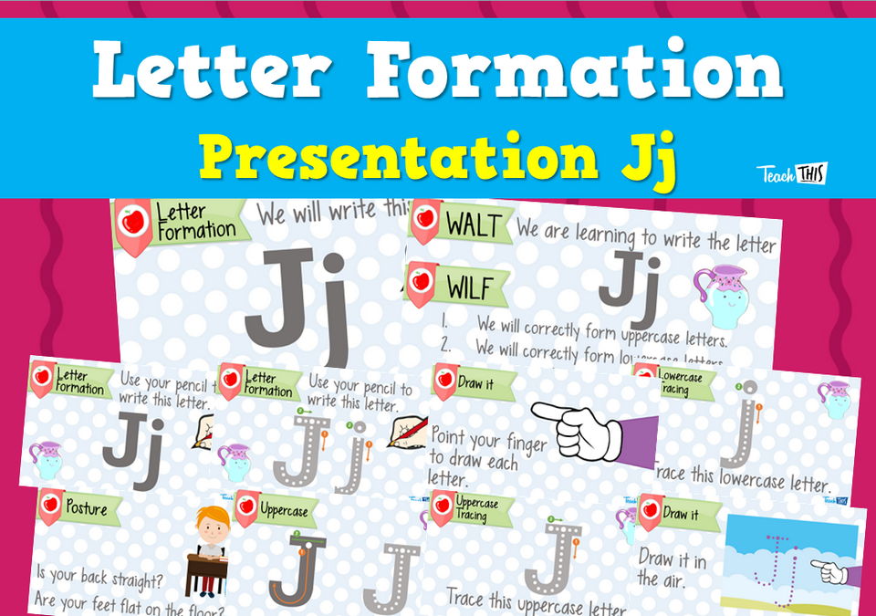 Letter Formation Presentation Jj