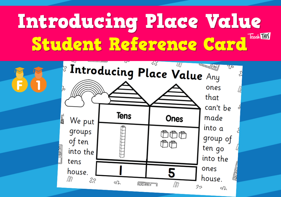 Introducing Place Value - Student Reference Card