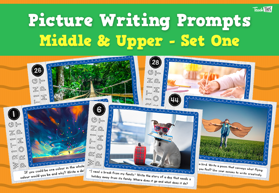 Picture Writing Prompts (Middle & Upper - Set One)
