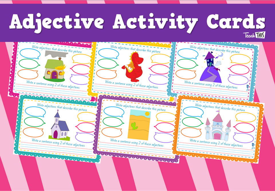 Adjective Activity Cards