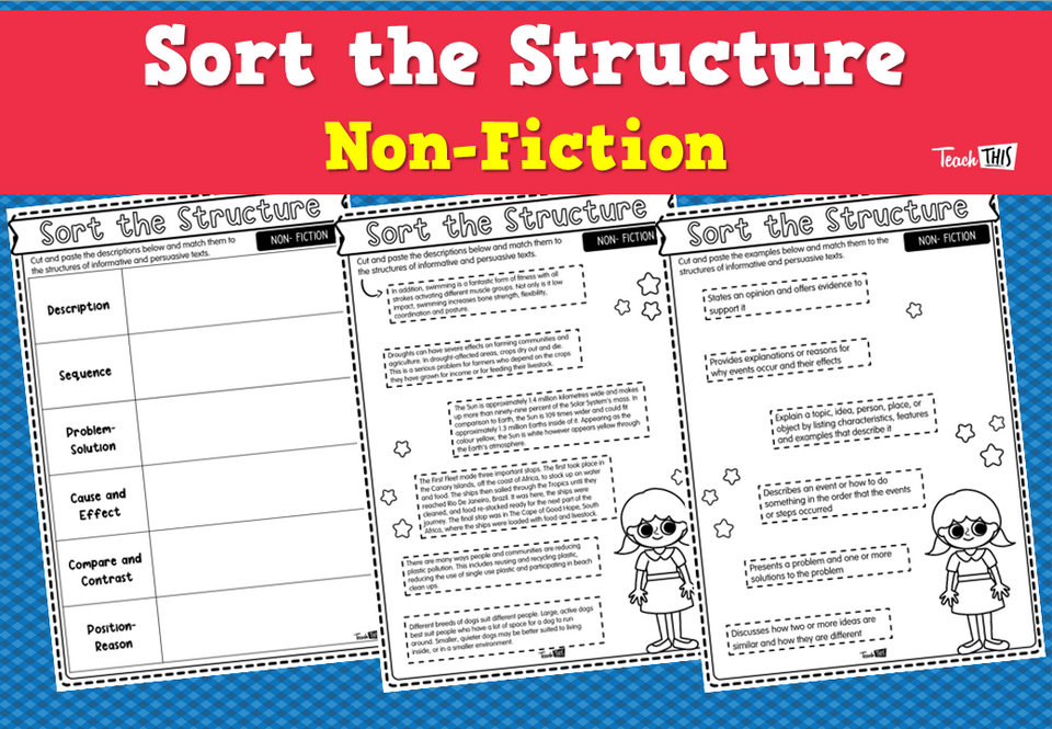 Sort the Structure- Non- Fiction