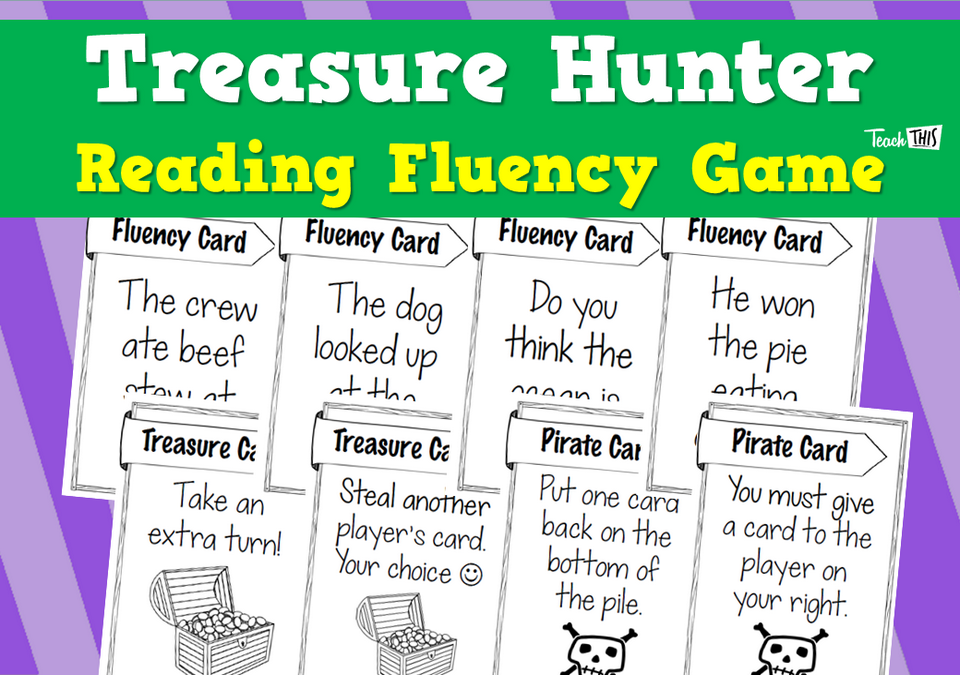 Treasure Hunter - Reading Fluency Game