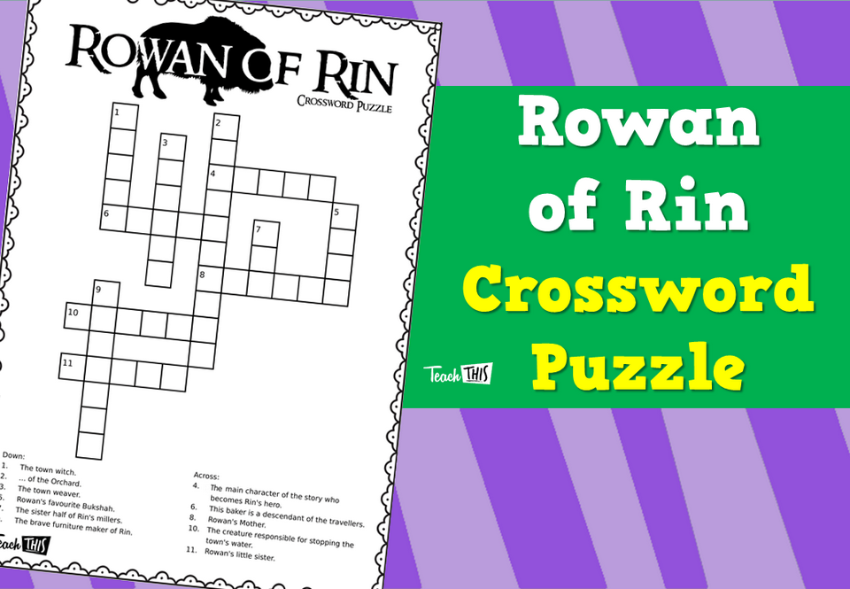Rowan of Rin Crossword Puzzle