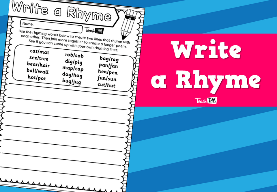Write a Rhyme