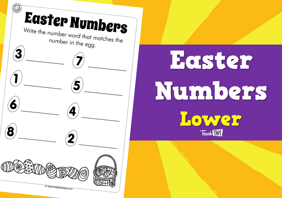 Easter Numbers - Lower
