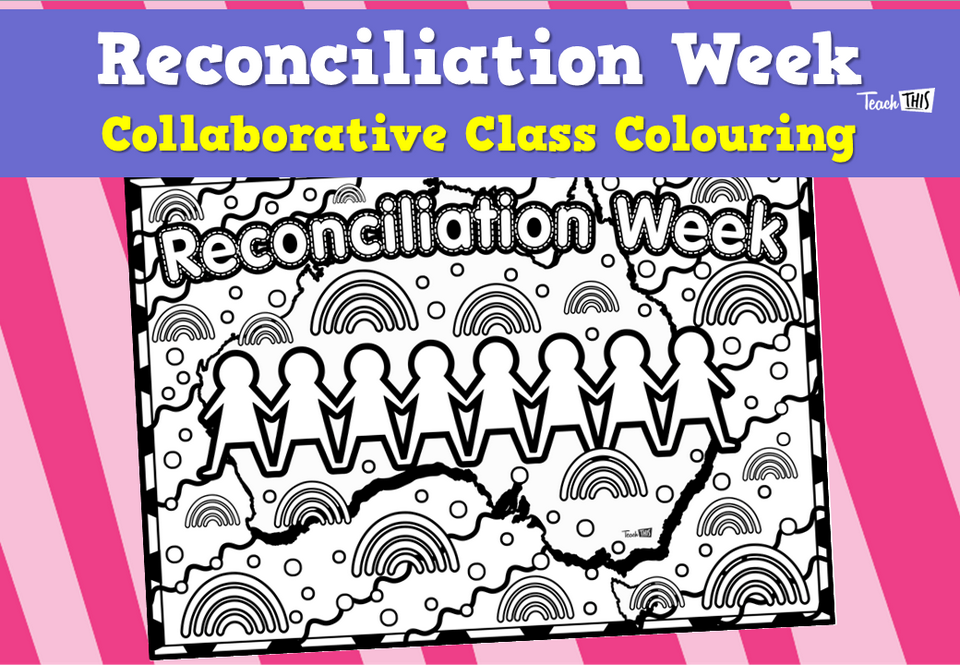 Reconciliation Week Collaborative Class Colouring