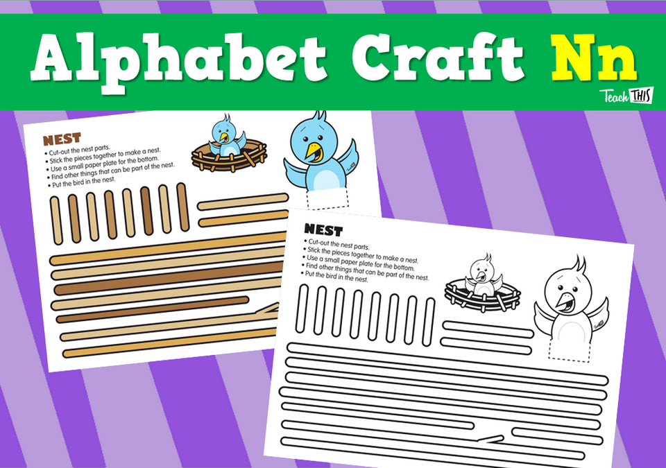 Alphabet Craft Nn