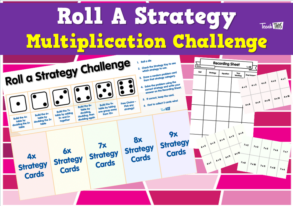Roll A Strategy - Multiplication Challenge