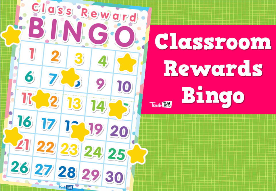 Classroom Rewards Bingo