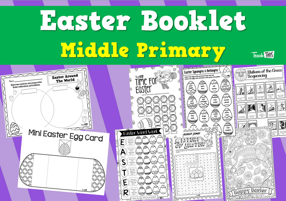 Easter Booklet - Middle Primary