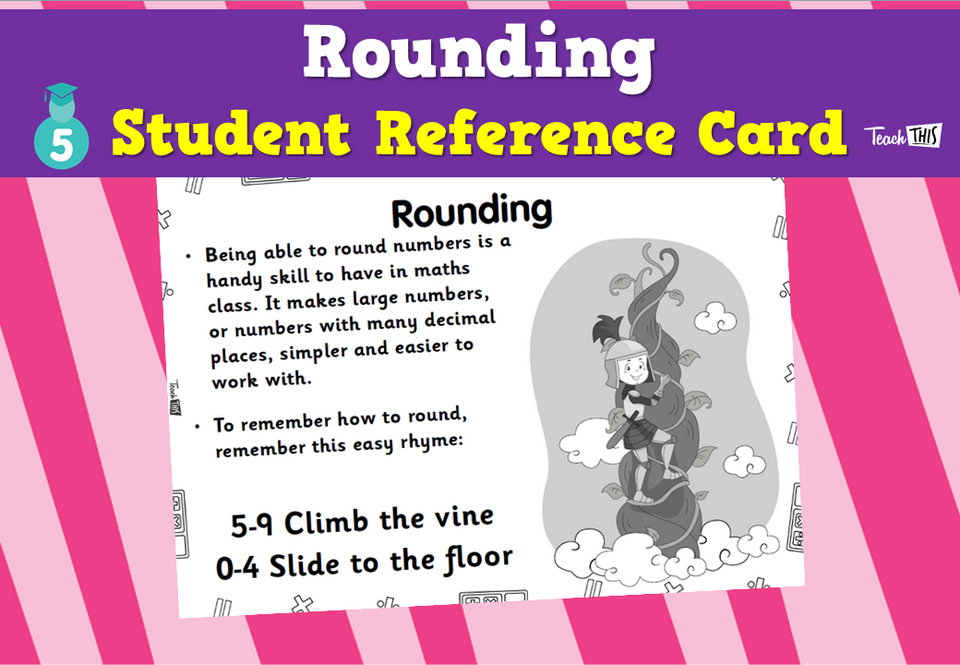 Rounding - Student Reference Card