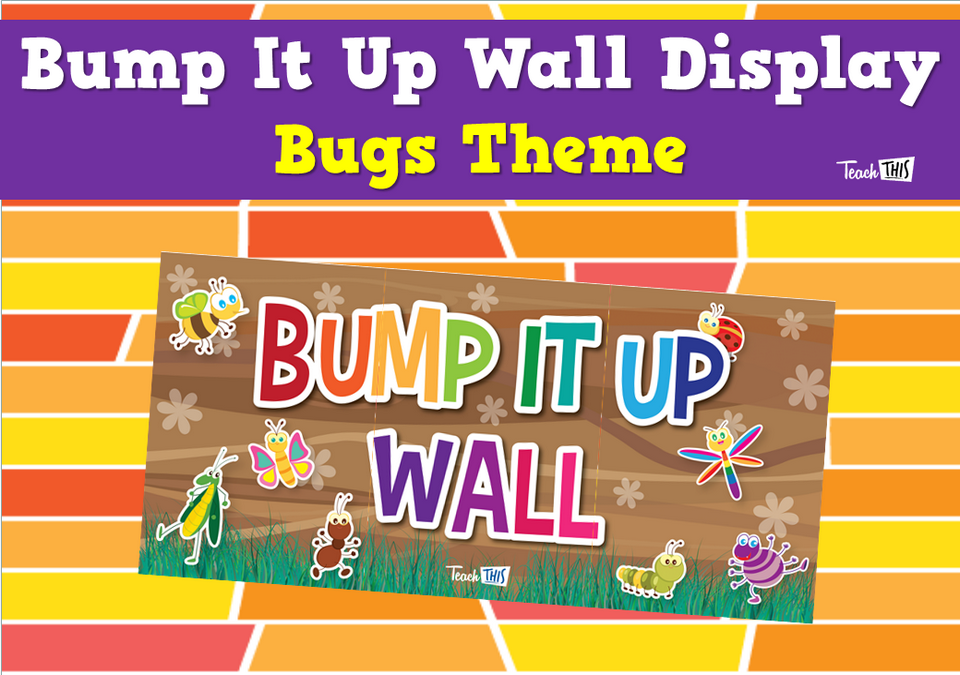 Bump It Up Wall Display - Bugs Theme
