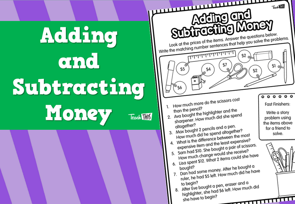 Adding and Subtracting Money