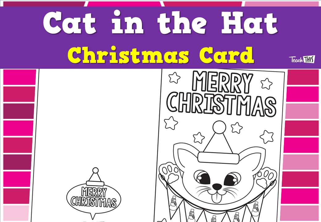 Cat in the Hat Christmas Card