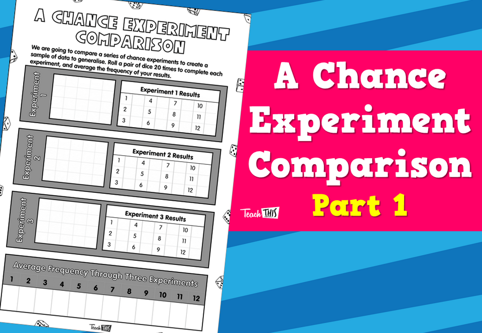 A Chance Experiment Comparison Part 1