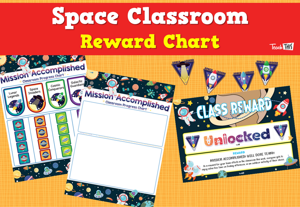 Space Classroom Reward Chart