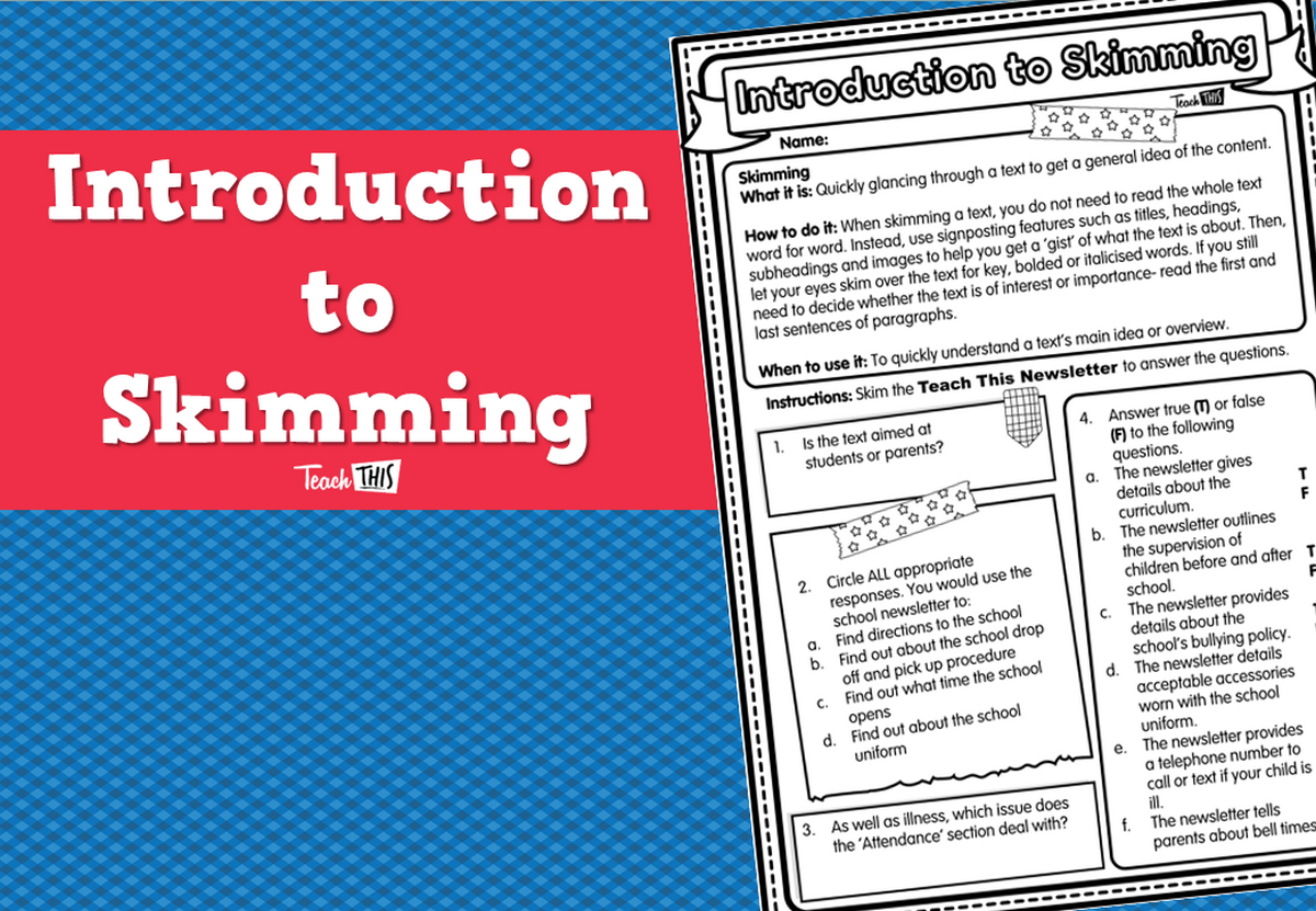 Introduction to Skimming