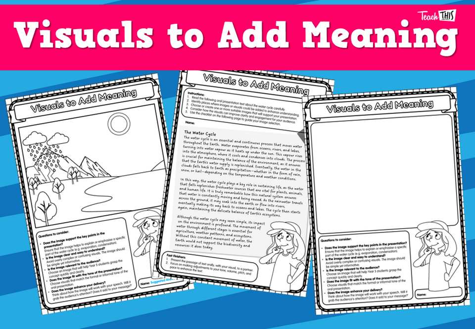 Visuals to Add Meaning