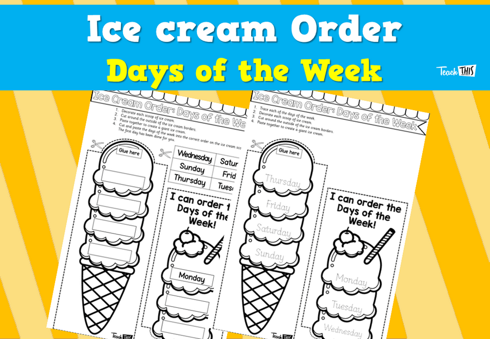 Ice cream Order – Days of the Week