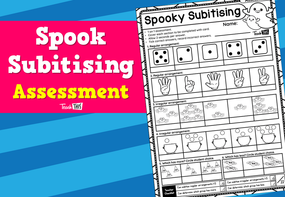 Spook Subitising Assessment
