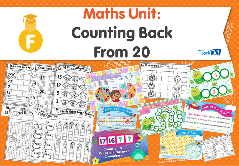 Maths Unit: Counting Back From 20