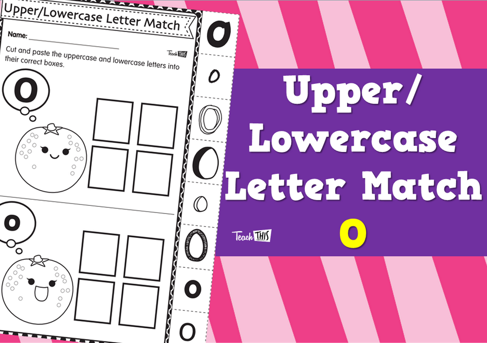 Upper/Lowercase Letter Match O