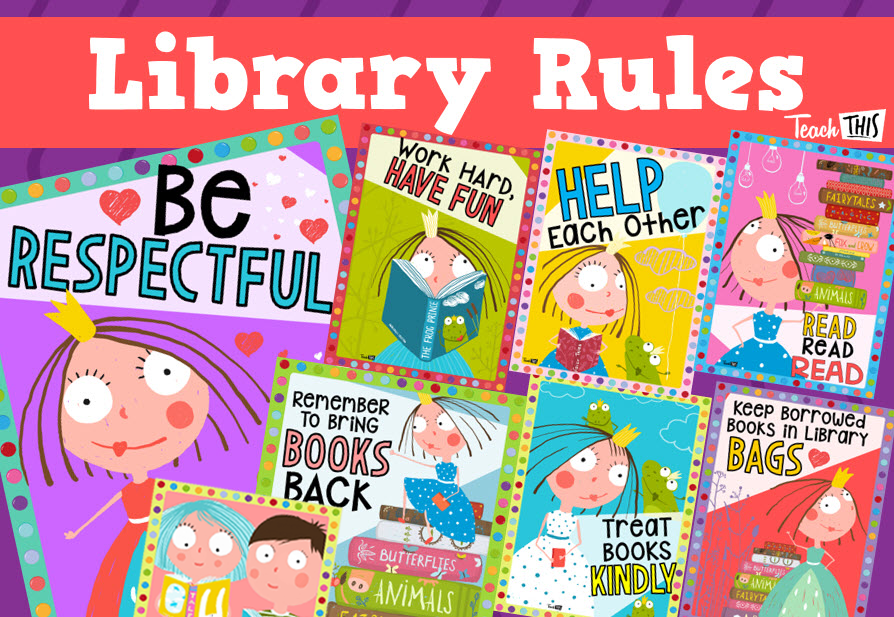 Library Rules - Posters