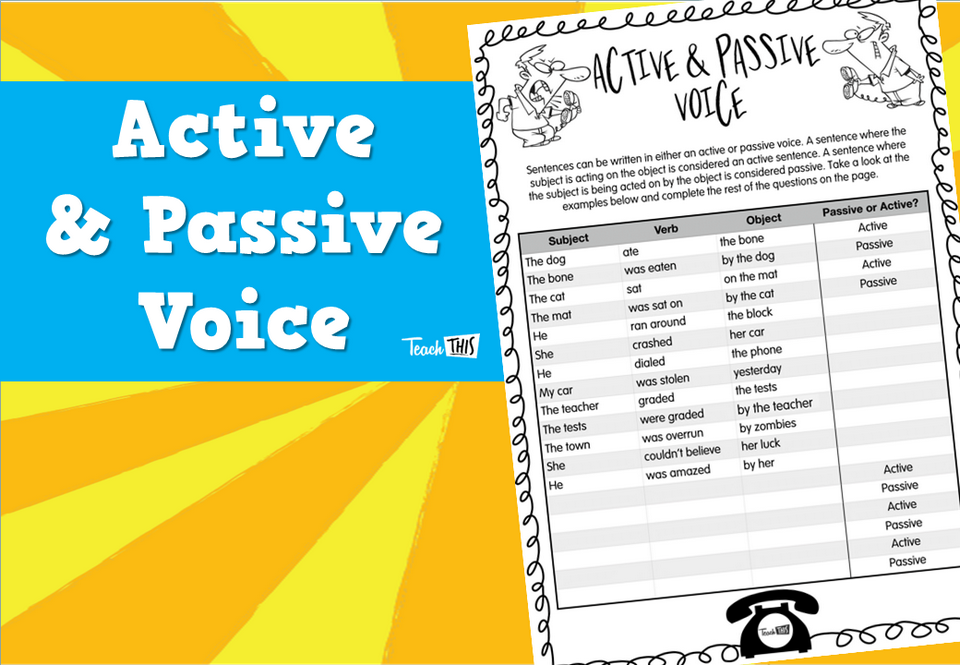 Active & Passive Voice