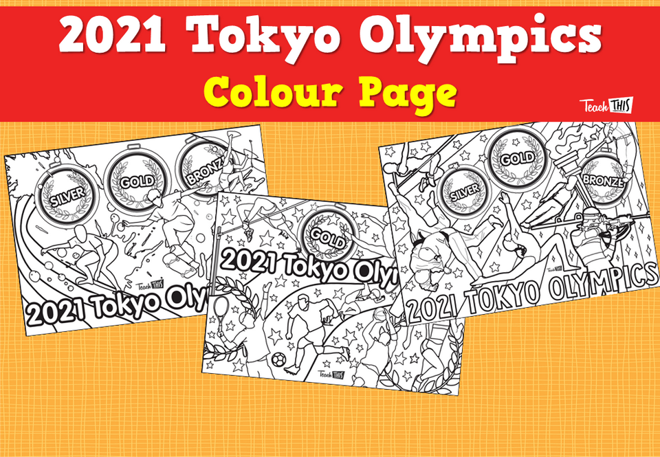 2021 Tokyo Olympics Colour Page