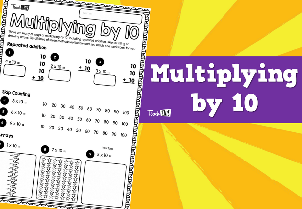Multiplying by 10