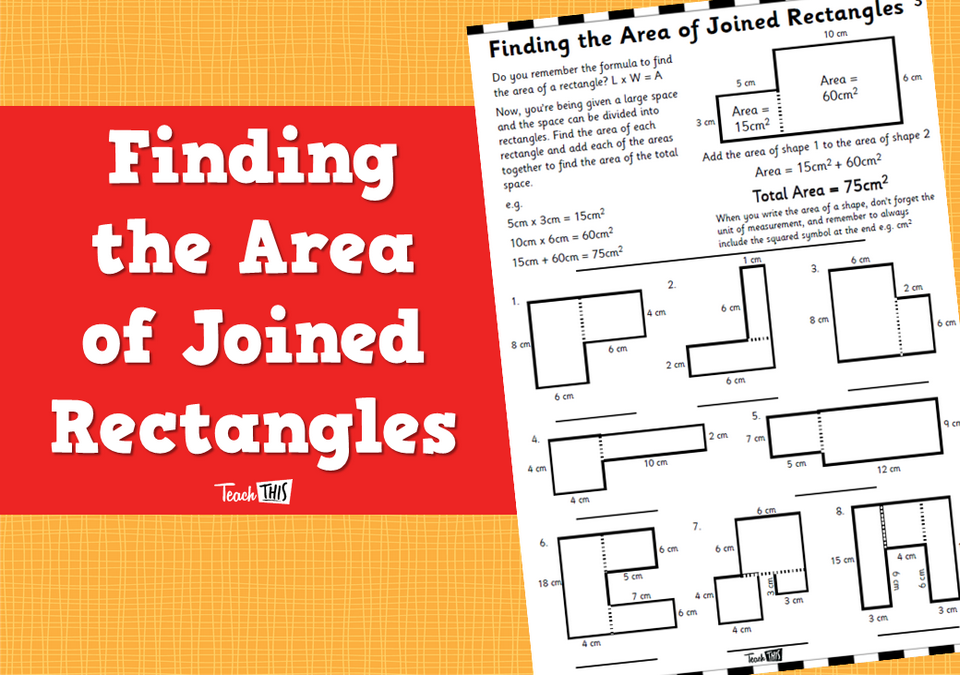 Finding the Area of Joined Rectangles
