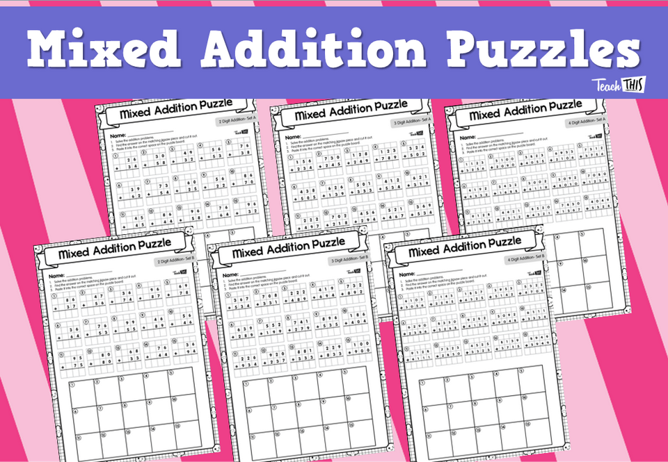 Mixed Addition Puzzles