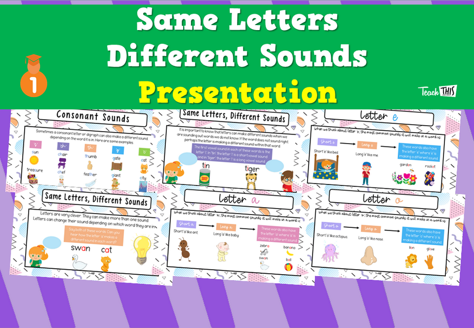 Same Letter Different Sound - Presentation