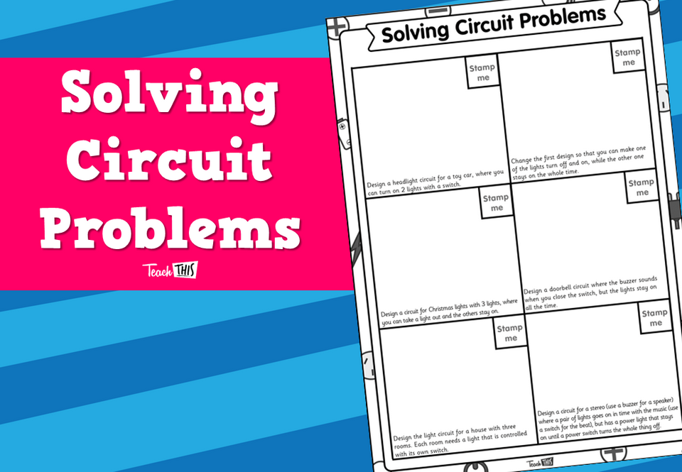 Solving Circuit Problems - Worksheet