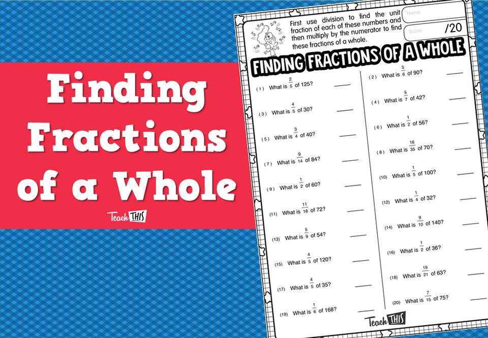 Finding Fractions of a Whole