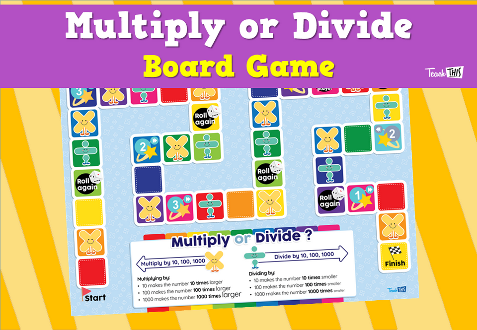 Multiplyor Divide? Board Game