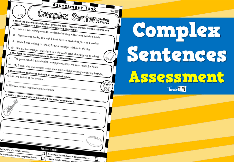 Complex Sentences Assessment