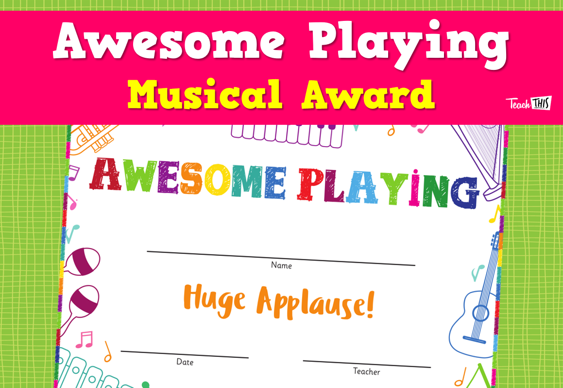 Awesome Playing - Music Award