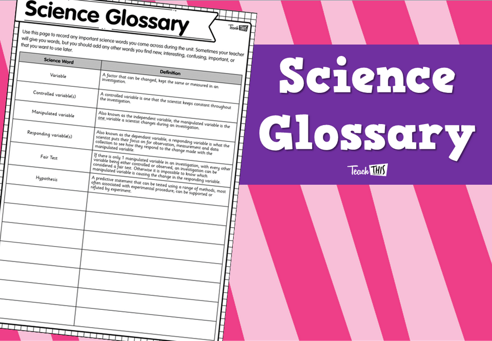 Science Glossary