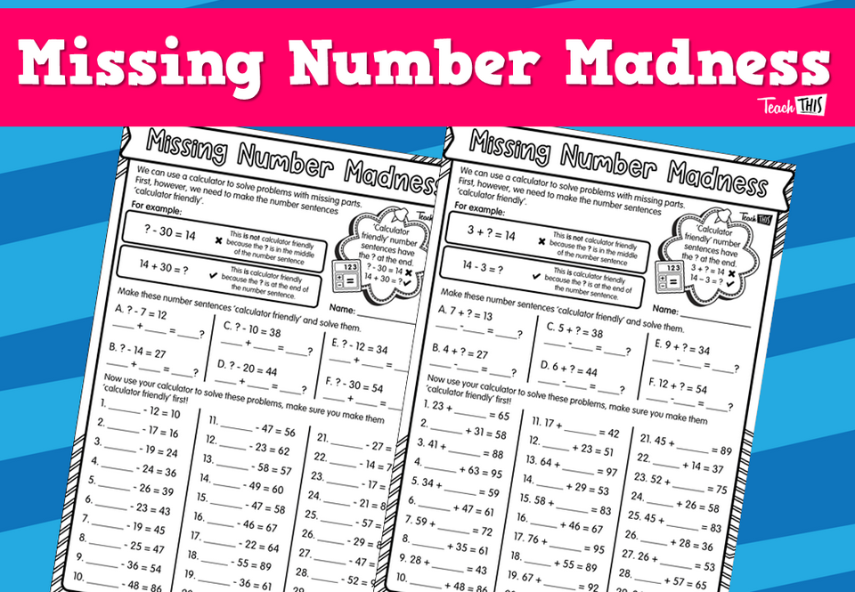 Missing Number Madness
