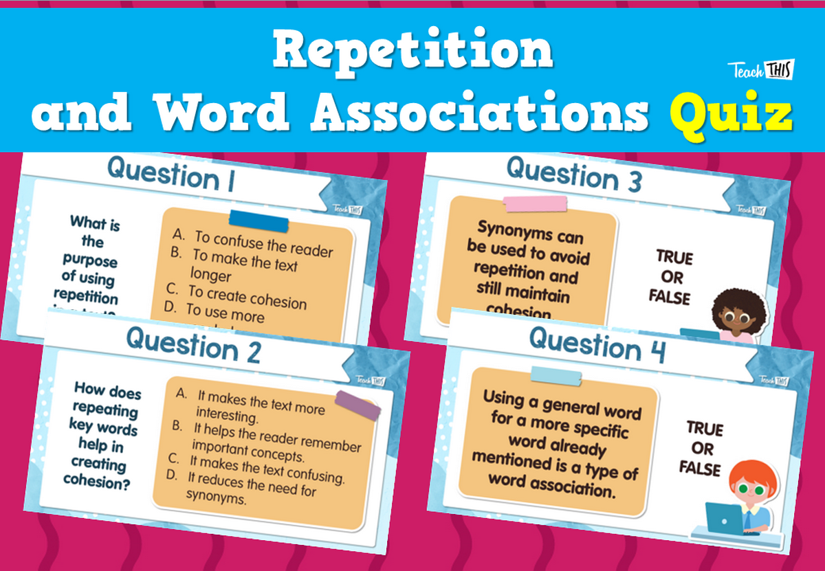 Repetition and Word Associations Quiz