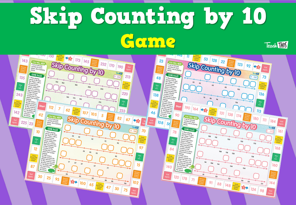 Skip Counting by 10 Game