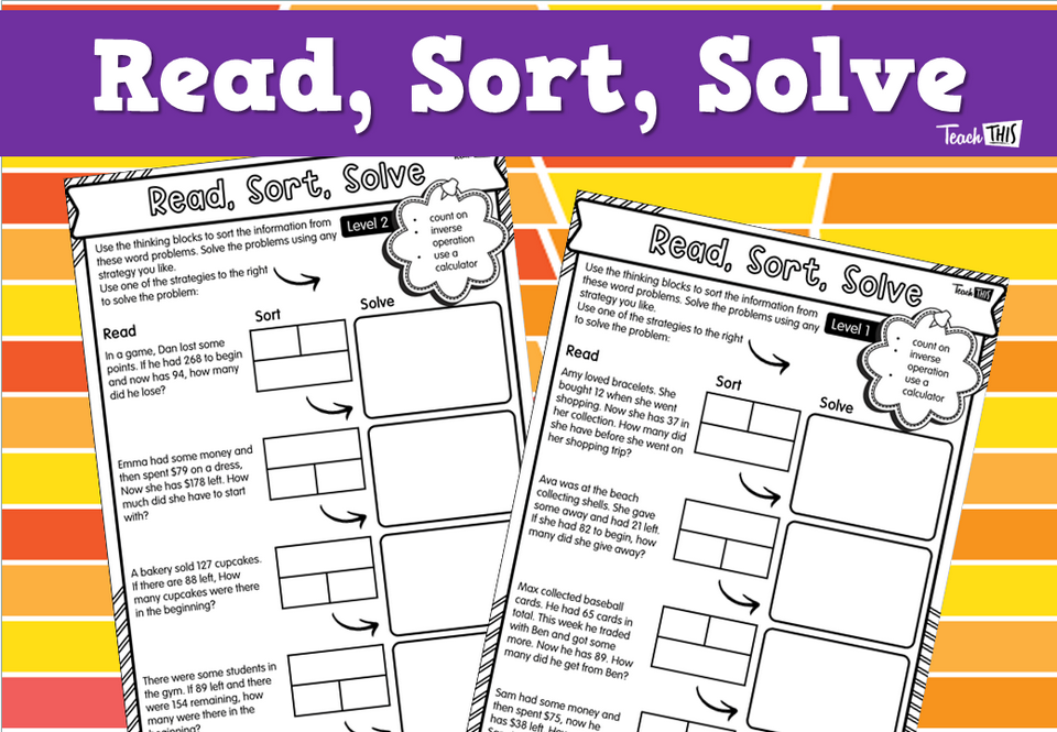 Read, Sort, Solve