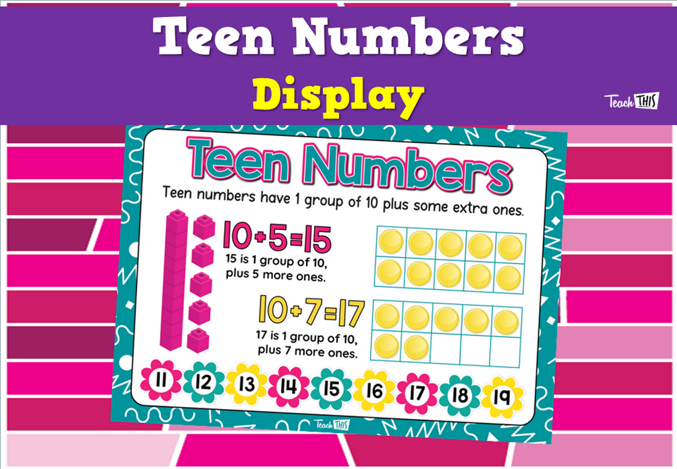 Teen Numbers Display